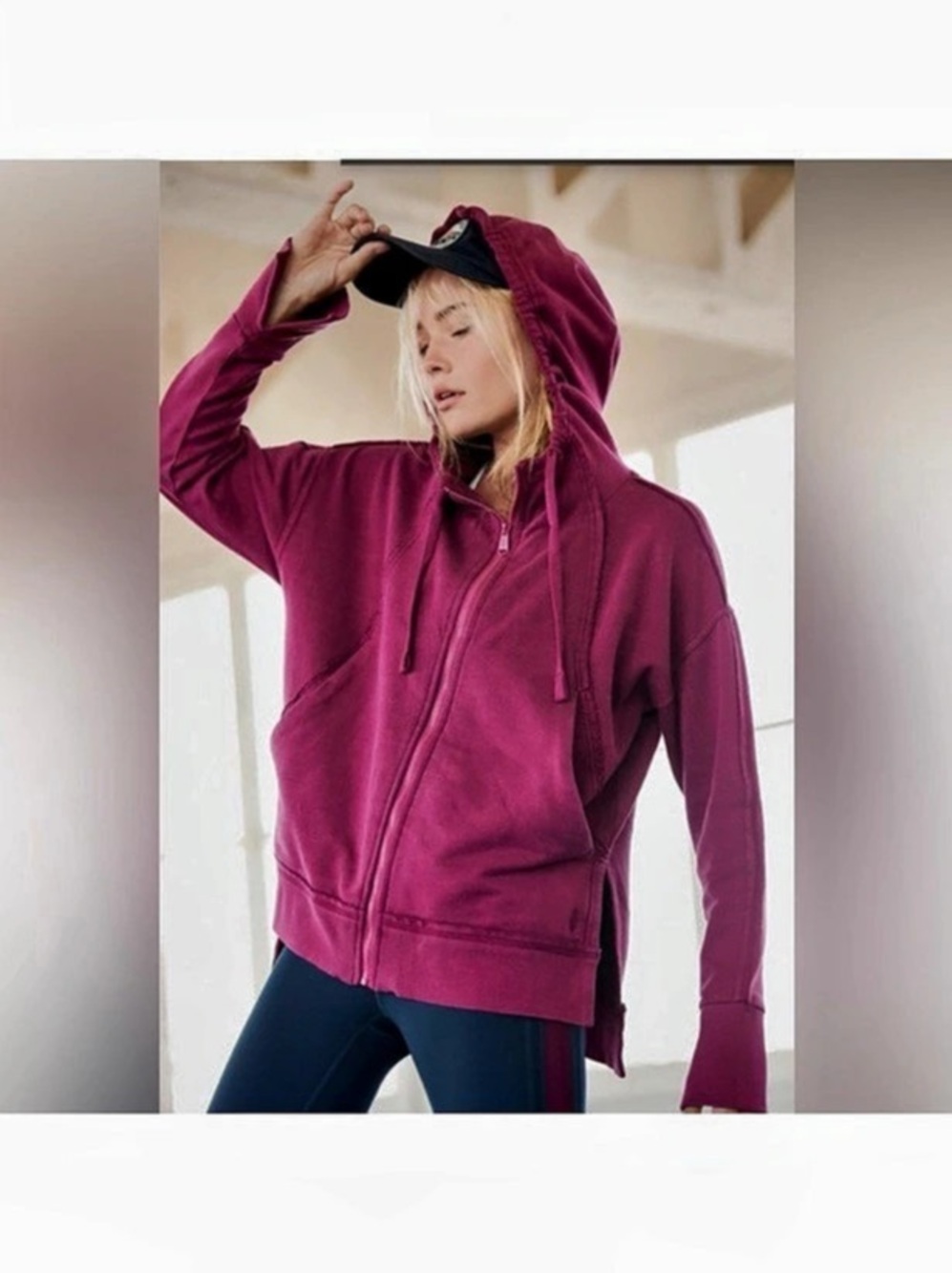 NWT Free People Movement Only One HoodiE MSRP $98